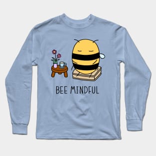 Bee Mindful - Light Blue Long Sleeve T-Shirt